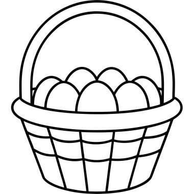 Yumurta Simgesi, Vektör illüstrasyonu
