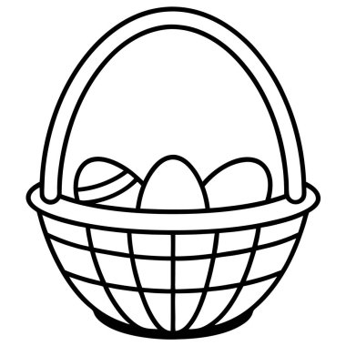 Yumurtalı Paskalya sepeti