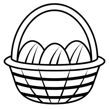 Paskalya sepeti simgesi, özet biçimi