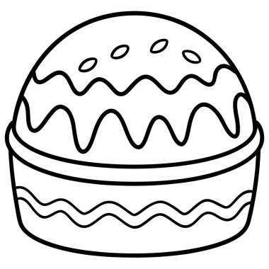 Paskalya yumurtası simgesi, taslak biçimi