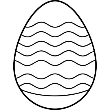 Paskalya simgesi, vektör illüstrasyonu