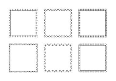 Şekil verilmiş doğrusal çerçeveler. Vektör doğrusal çerçeveler kümesi. Çizgilerin ve çeşitli şekil elementlerinin birleşimi.