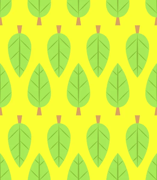 Hinterlässt Nahtlose Muster Endlose Blätter Muster Für Tapeten Packpapier Verpackungen — Stockvektor
