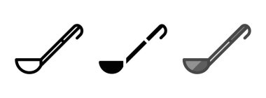 Taslak, kabartma, taslak şeklinde çok amaçlı vektör simgesi. Bir pakette üç simge biçimi.