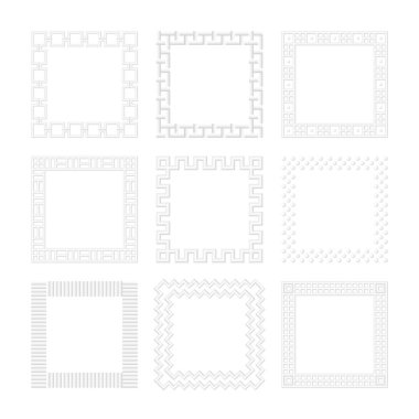 Kabartmalı yüzey çerçeveleri veya kenarlıkları