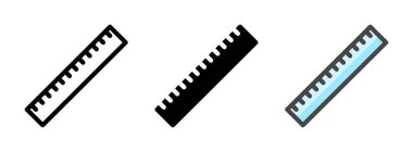 Çok amaçlı yönetici vektör simgesi ana hatlar, kabartma, taslak biçimi. Bir pakette üç simge biçimi.