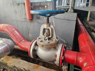 Tesisteki bir kapı valfinin Endüstriyel Kapakçık Sistemi