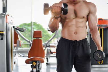 Vücut geliştirme, kas geliştirme, ağırlık kaldırma ya da spor salonunda iki dambıl ile yukarı çekme, spor yapma, kas geliştirme ya da vücut geliştirme kavramını çalıştırır.