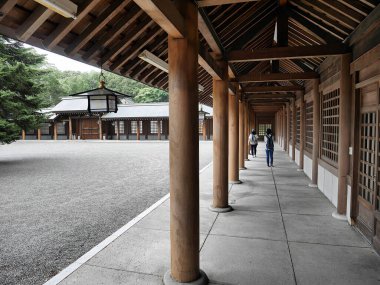 Geleneksel Japon tapınağı.