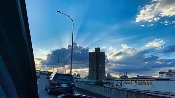 Barselona şehrinin manzarası