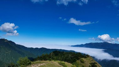 Güzel dağ manzarası. Doğa, seyahat