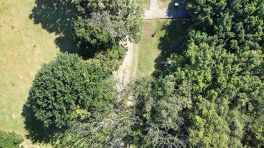 Şehrin güzel hava manzarası