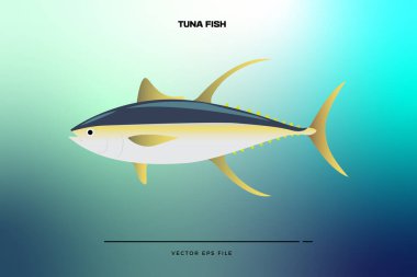 Ton balığı vektör sanatı