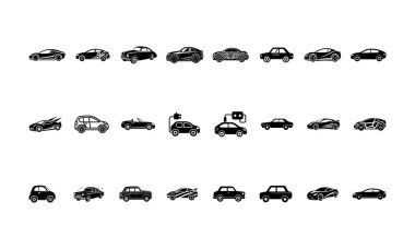 vektör araba Icon set