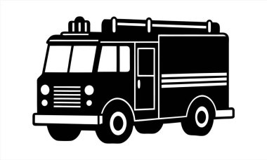 Kamyon ikonu. vektör illüstrasyonu.