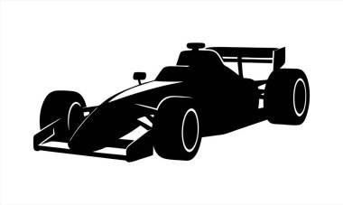 araba yarışı logo vektör tasarımı