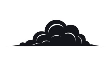 bulut simgesi, vektör illüstrasyonu