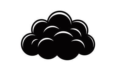 bulut simgesi vektör illüstrasyon tasarımı