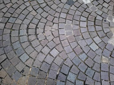 Tayland 'da çimento döşeme dokusu sokağı