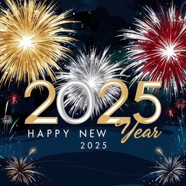 Mutlu yıllar 2025 Tasarım