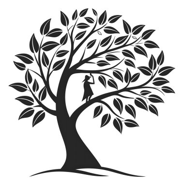 Ağaç siyah logosu VECTORB DESIGNS 