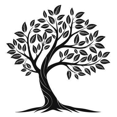 Ağaç siyah logosu VECTORB DESIGNS 