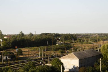 Yükseklerden tren istasyonu