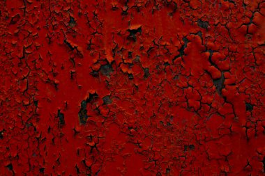 Siyah üzerine kırmızı boyanmış engebeli bir arkaplan