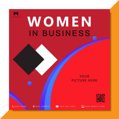 İş kadını broşürü