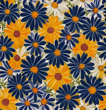 Bahar çiçekleri, renkli arka planda pembe renkler. Mayolar, elbiseler, kumaşlar, gömlekler, plaj elbiseleri için yaz tasarımı. Kusursuz çiçek deseni.