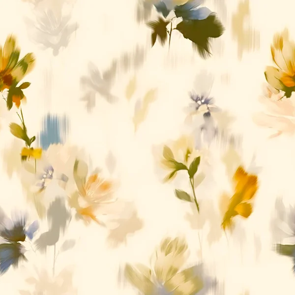 Suluboya ve mürekkep çiçekleri, yaprakları, desensiz siluetteki yabani otları. Şakayık, anemon, ranunculus, köpek gül dalı, çayır otları, tek renkli Hint süsü