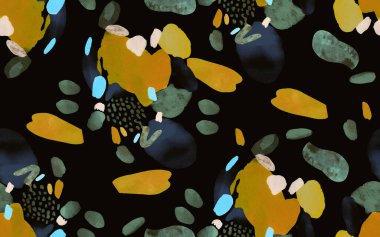  Çiçekli pürüzsüz etnik düzen