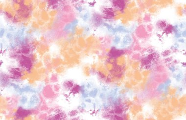 Suluboya çiçekli kusursuz desen, çiçek süsü