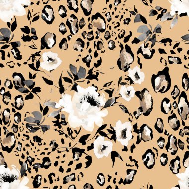 vektörsüz çiçek deseni arkaplanı