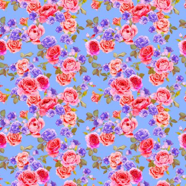 Çiçekli suluboya desen. Çiçek desenli el çizimi. Düğün kartı, botanik desen. düğün botanik geçmişi. suluboya çiçekler,