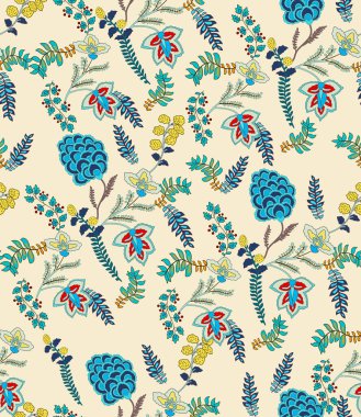 Çiçeklerle kusursuz desen