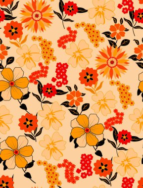 Çiçek şeklinde pürüzsüz çiçek deseni