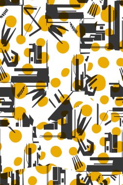 Siyah ve beyaz çizgili soyut geometrik arkaplan