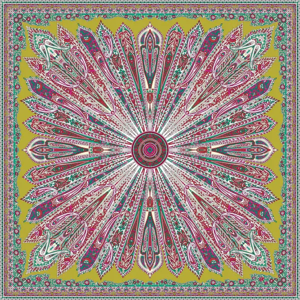 vektör etnik el boyası süs arkaplanı