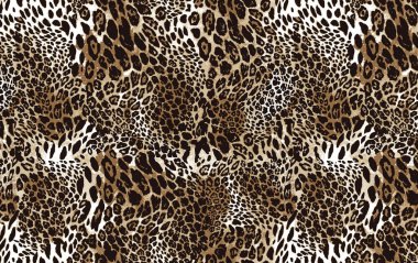 Leopar desenli kusursuz desen
