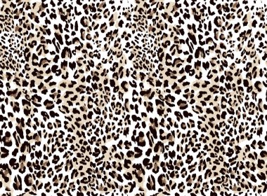 Leopar desensiz vektör arkaplanı. Leopar derisi deseni.