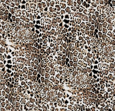 Siyah kürklü desen