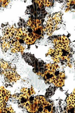 leopar teni dokusu arkaplanı