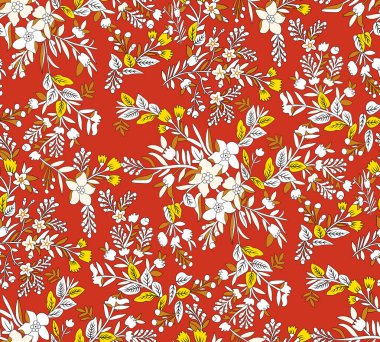 Vektör çiçeksiz desen