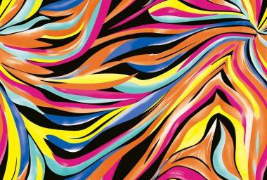 seamless texture with abstract geometric shapes