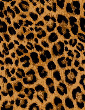 leopard fur seamless pattern