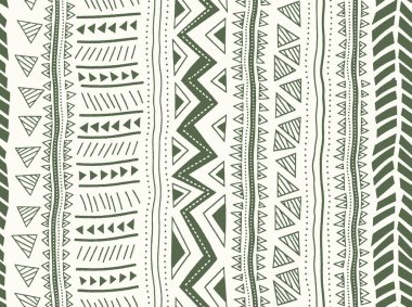 Yapraklı, süslemeli, soyut basit arkaplandaki kusursuz desen