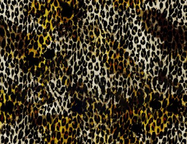 Leopar desenli. Hayvan izi geçmişi. Hayvan derisi. vektör illüstrasyonu.