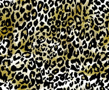 sorunsuz Leopar deri desen