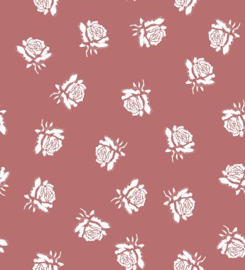 Çiçeksiz desen. vektör illüstrasyonu.